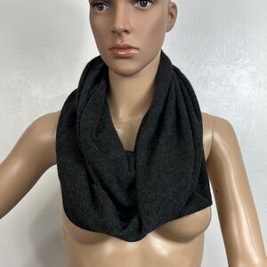 WHITE +WARREN Cashmere Infinity Scarf In Dark Gray One Size
